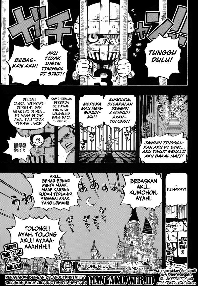 One Piece Chapter 840 Gambar 18