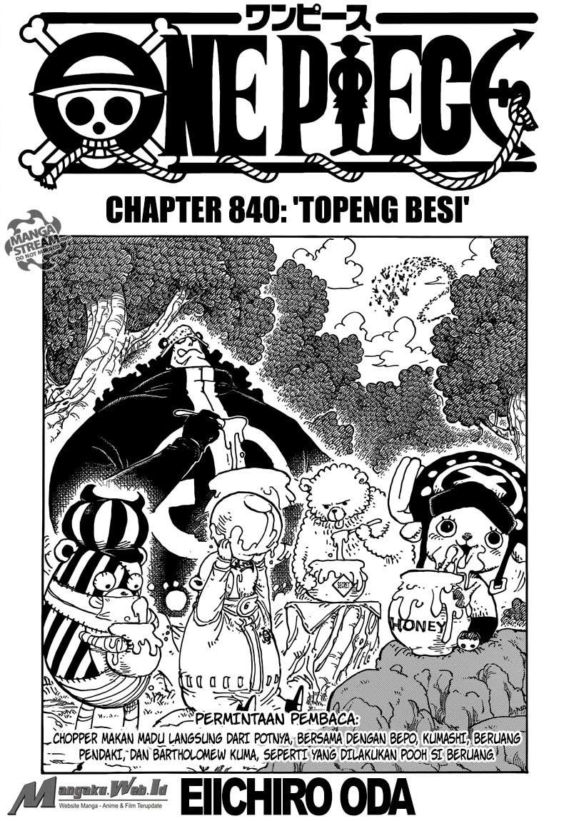 Manga One Piece Chapter 840 gambar 2