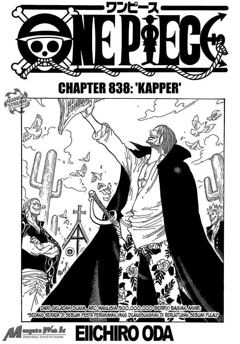 Manga One Piece Chapter 838 gambar 2
