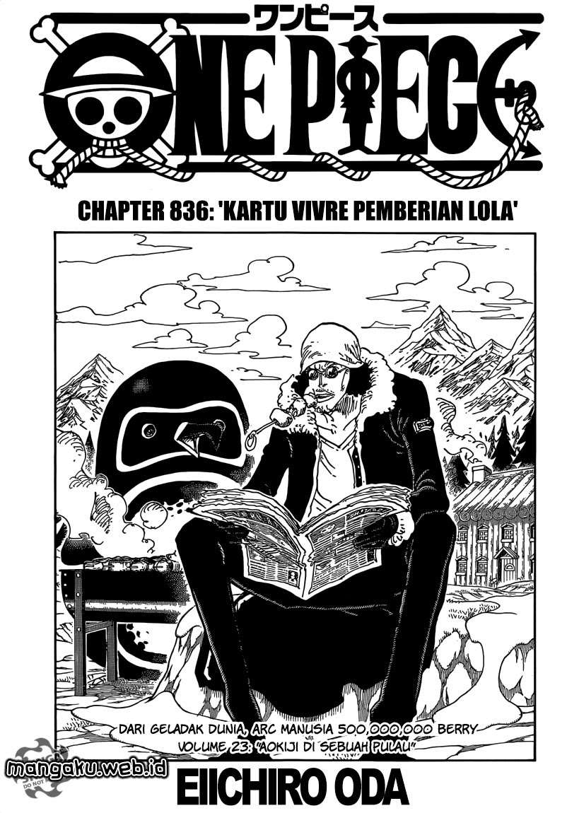 Manga One Piece Chapter 836 gambar 2