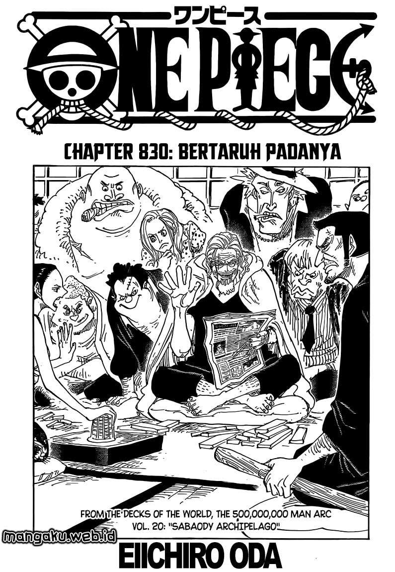 Manga One Piece Chapter 830 gambar 2