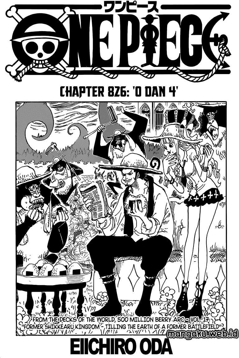 Manga One Piece Chapter 826 gambar 2