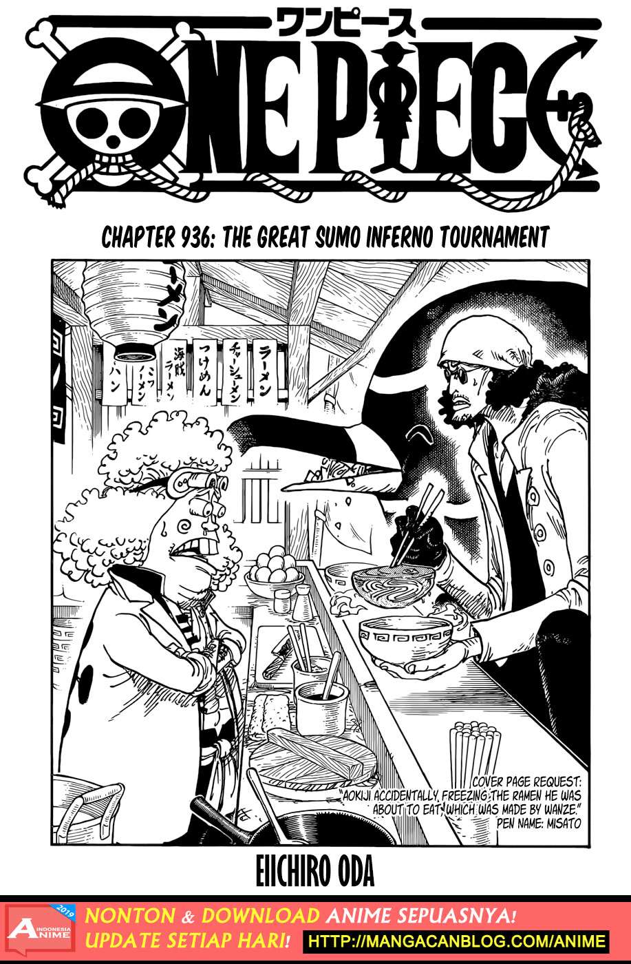 Komik One Piece Chapter 936 gambar 1