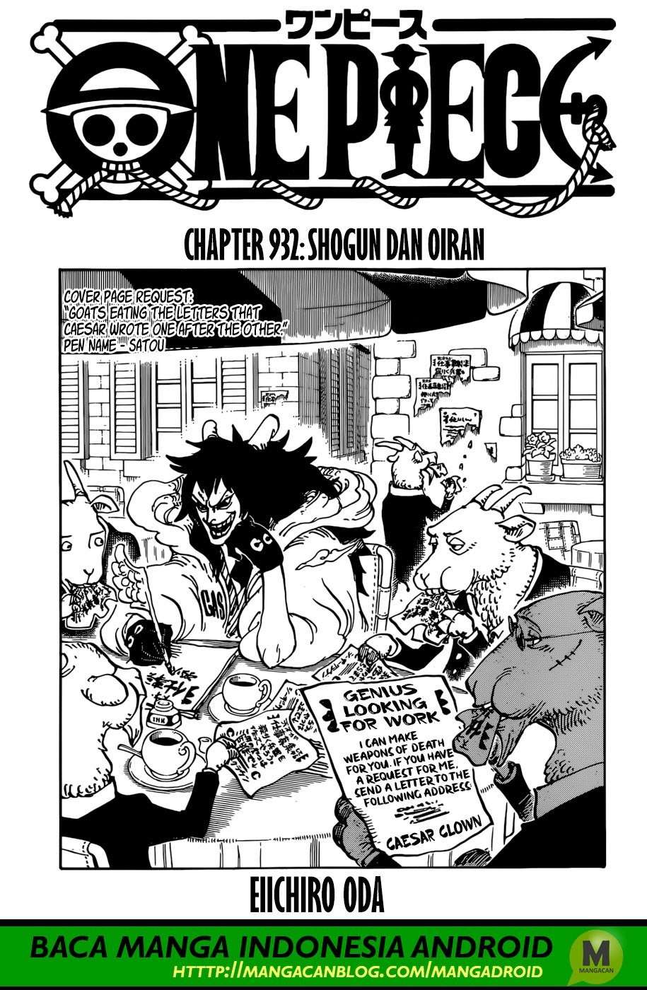 Komik One Piece Chapter 932 gambar 1