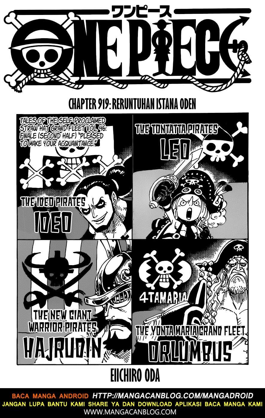Komik One Piece Chapter 919 gambar 1