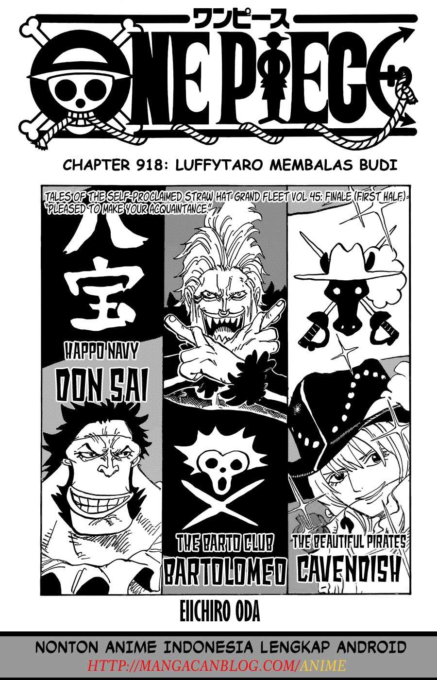 Komik One Piece Chapter 918 gambar 1