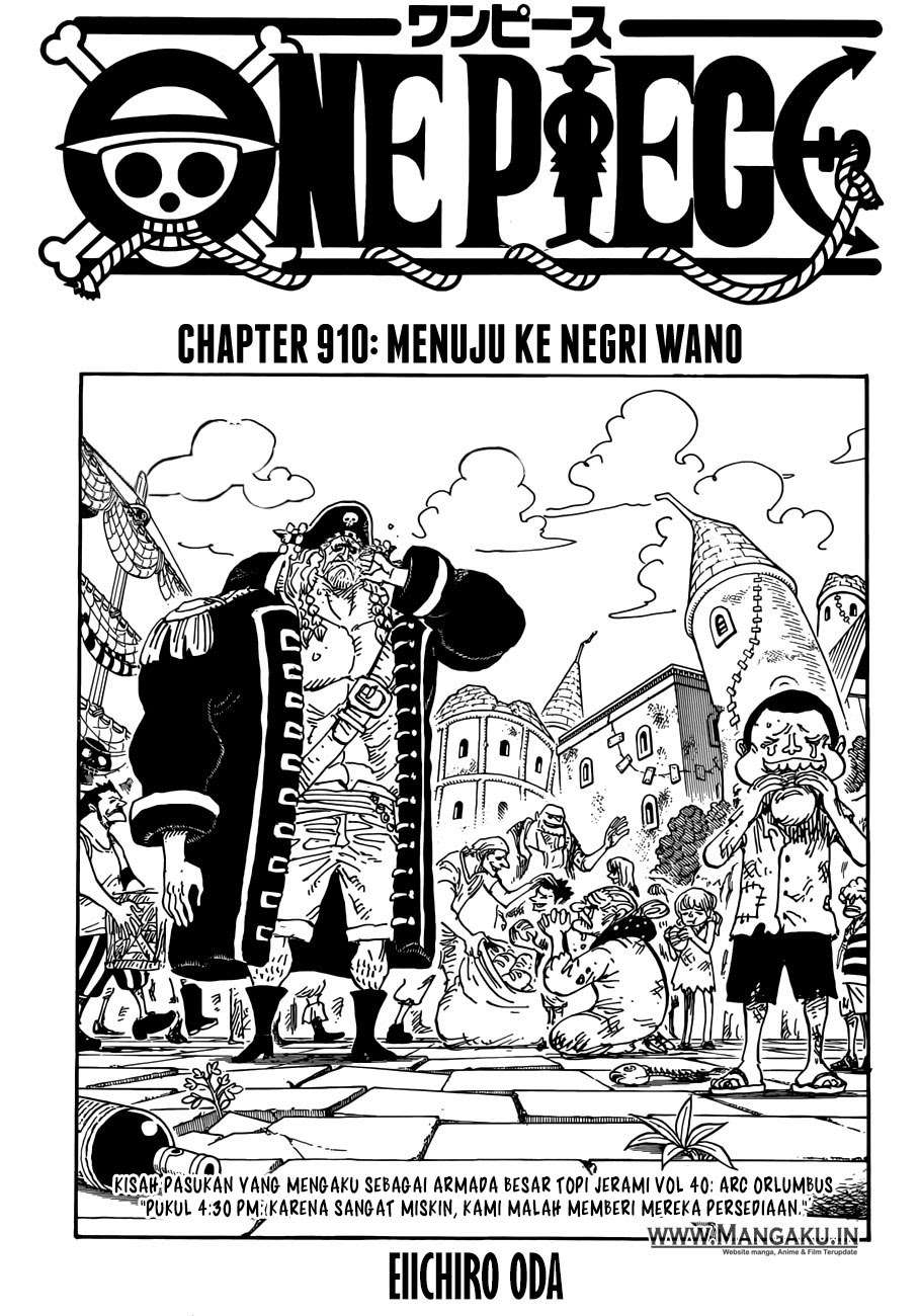Manga One Piece Chapter 910 gambar 2