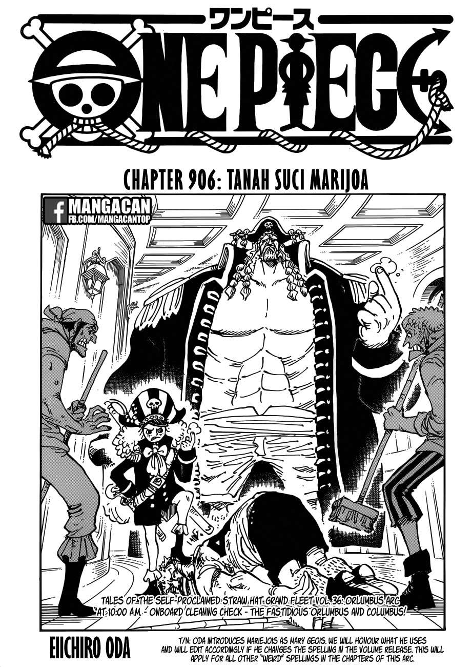 Komik One Piece Chapter 906 gambar 1