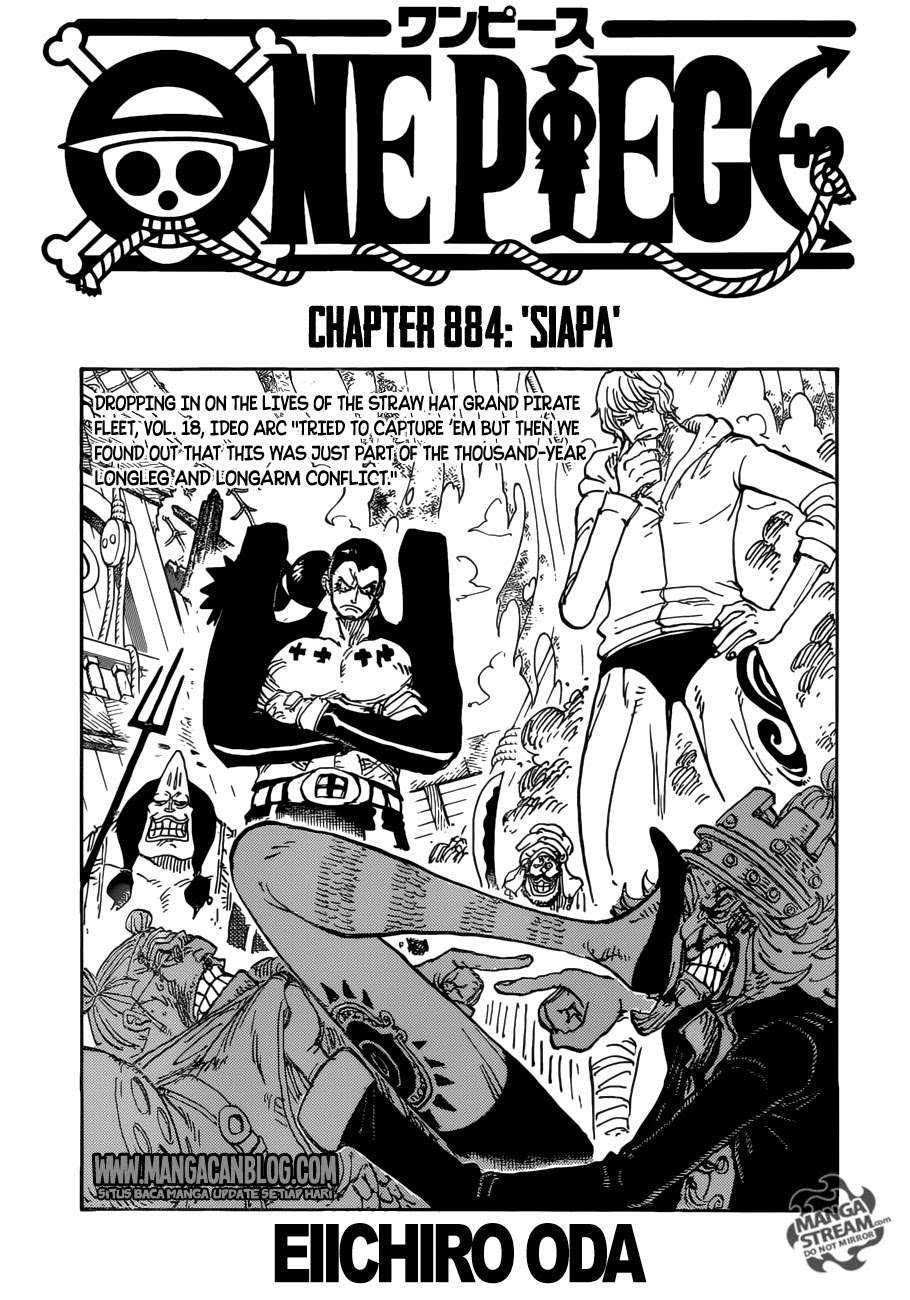 Komik One Piece Chapter 884 gambar 1