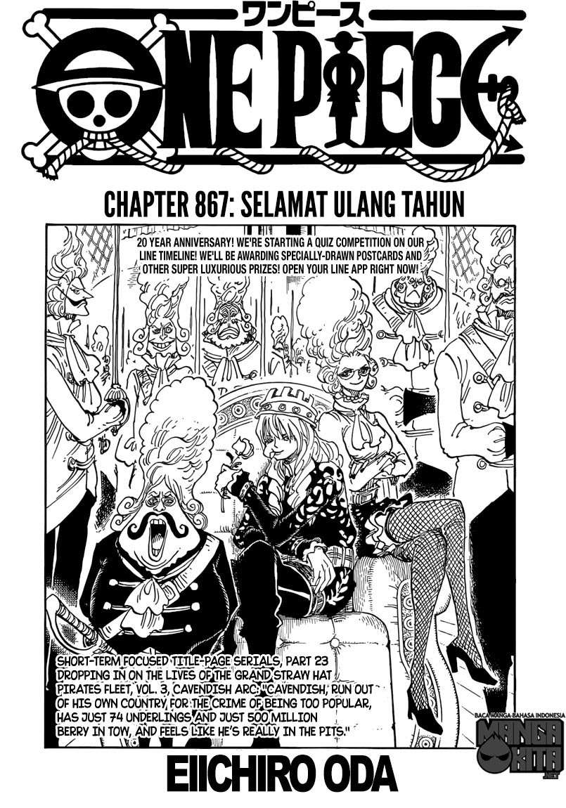 Manga One Piece Chapter 867 gambar 2