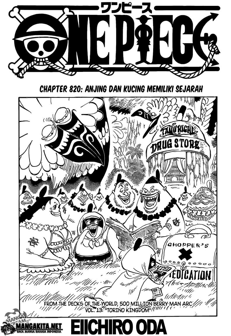 Manga One Piece Chapter 820 gambar 2