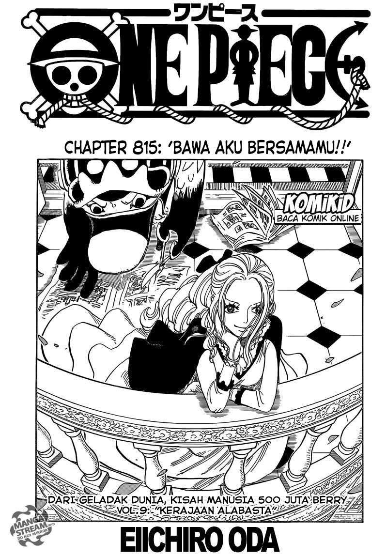 Manga One Piece Chapter 815 gambar 2