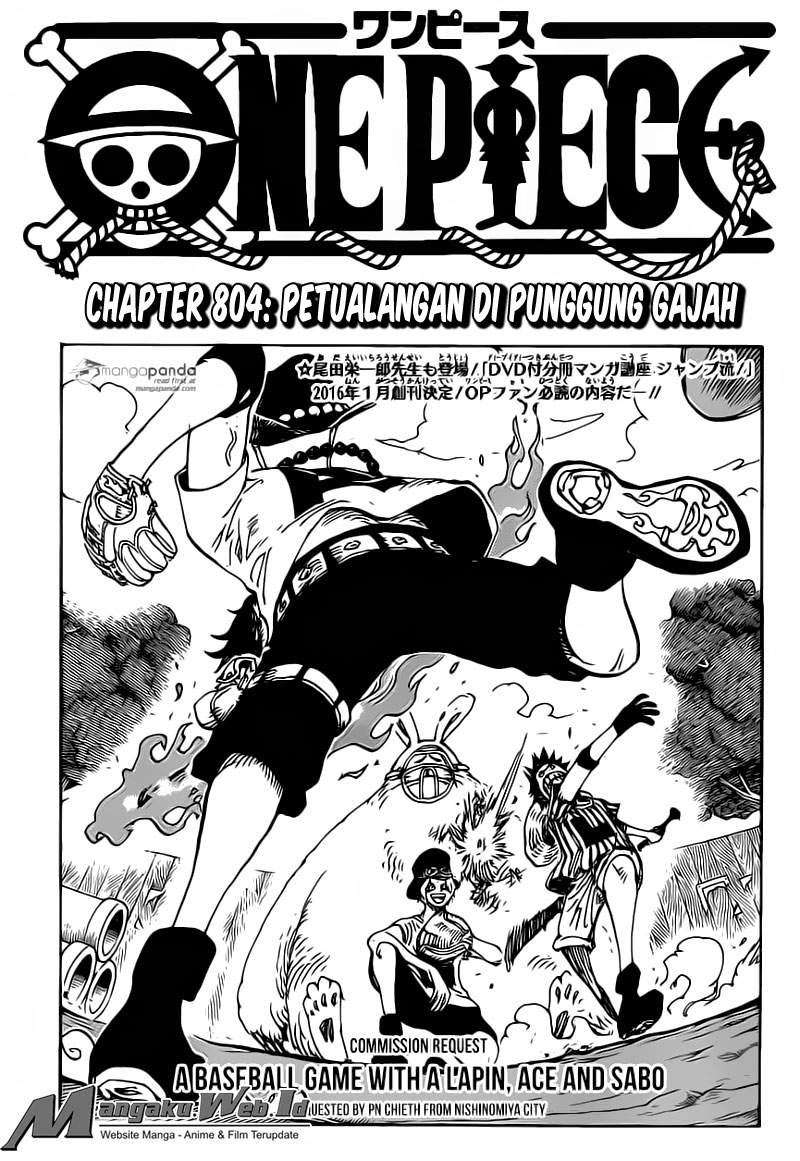 Manga One Piece Chapter 804 gambar 2