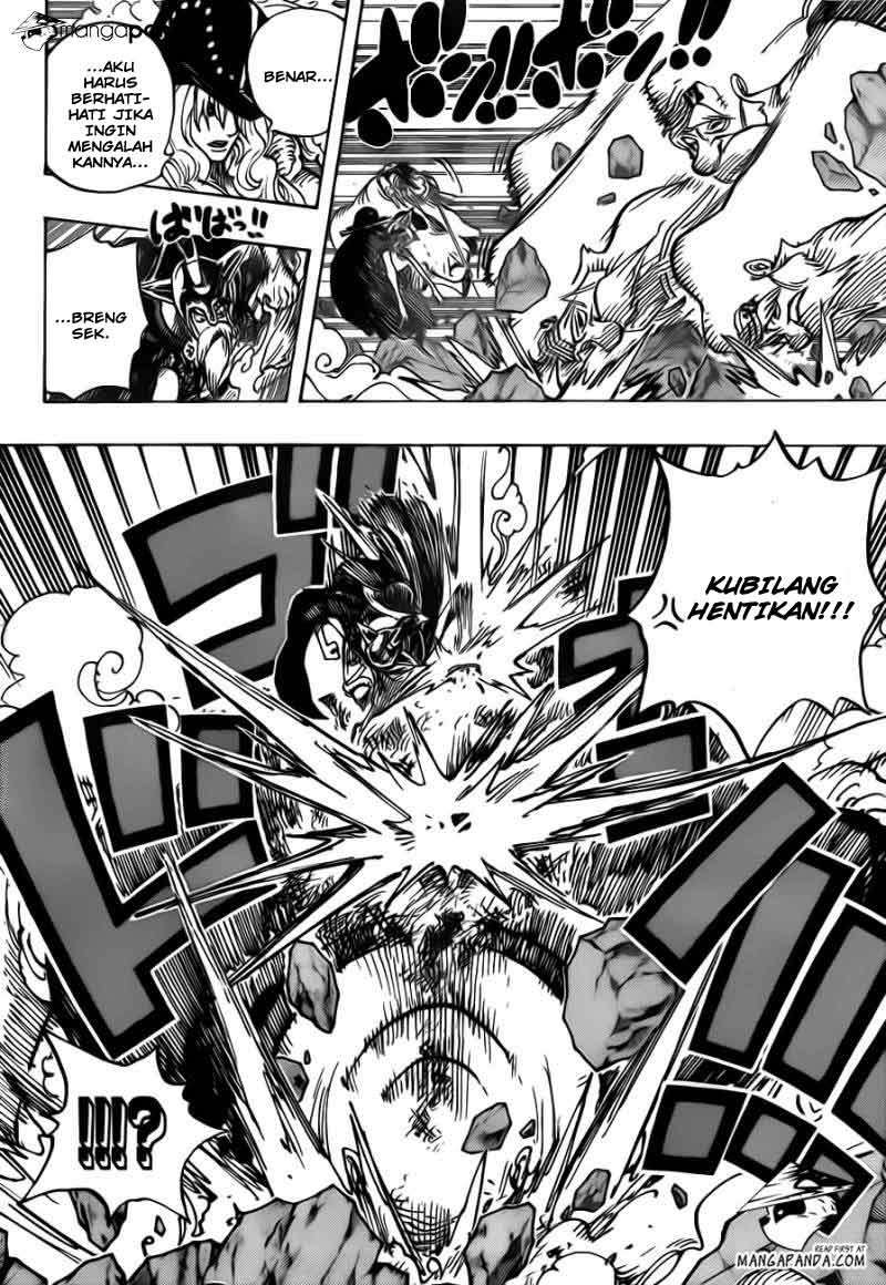 One Piece Chapter 708 Gambar 8