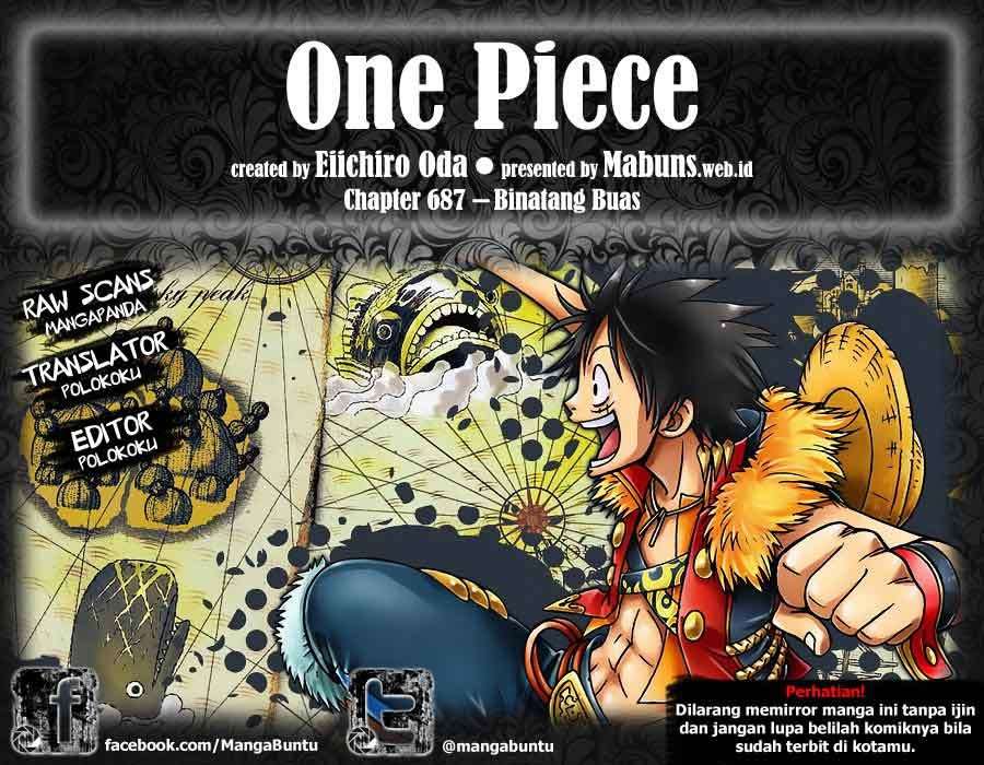 Komik One Piece Chapter 687 gambar 1