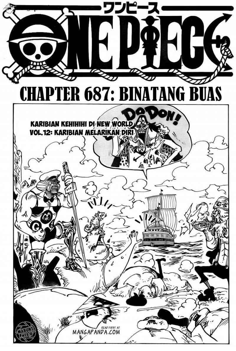 Manga One Piece Chapter 687 gambar 2