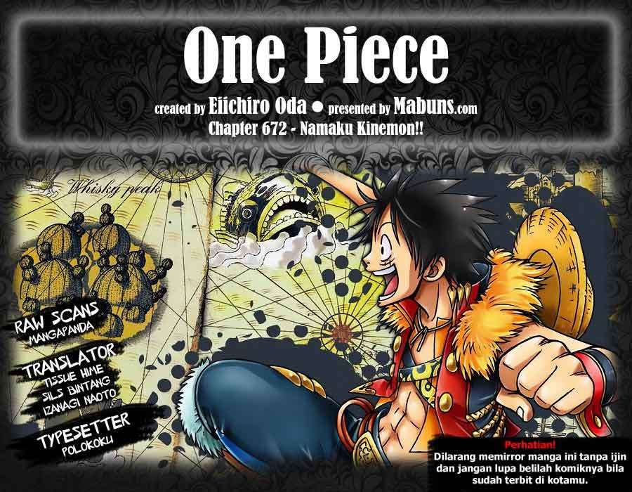 Komik One Piece Chapter 672 gambar 1