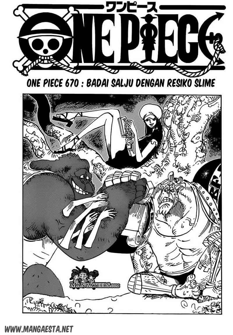 Komik One Piece Chapter 670 gambar 1