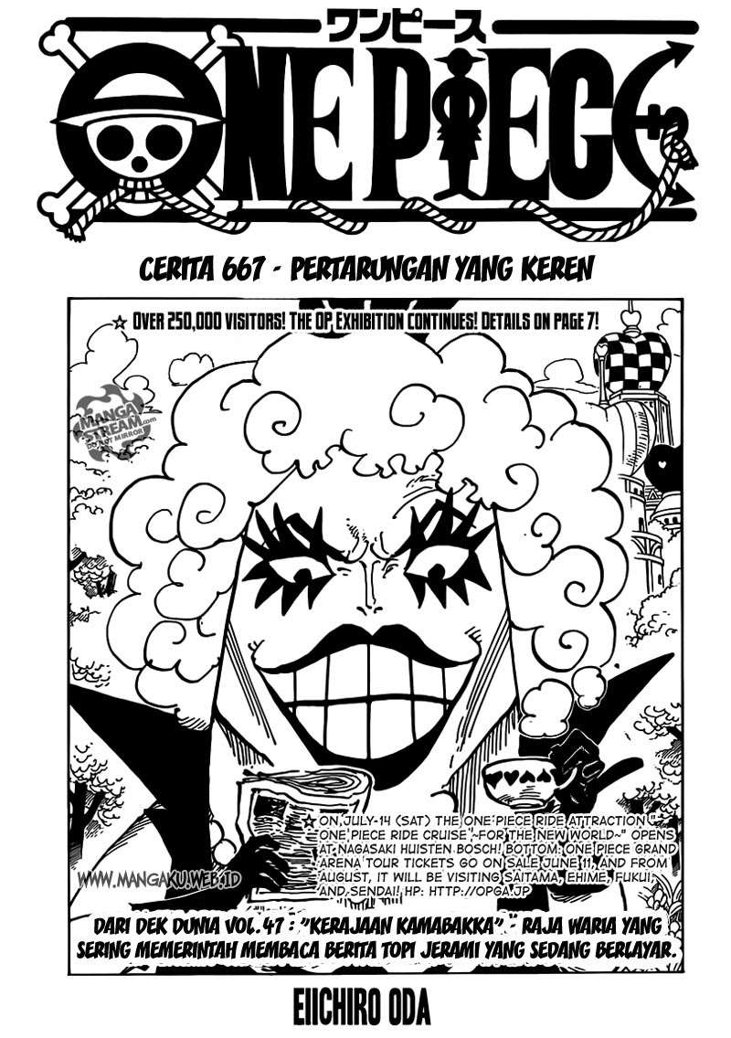 Komik One Piece Chapter 667 gambar 1
