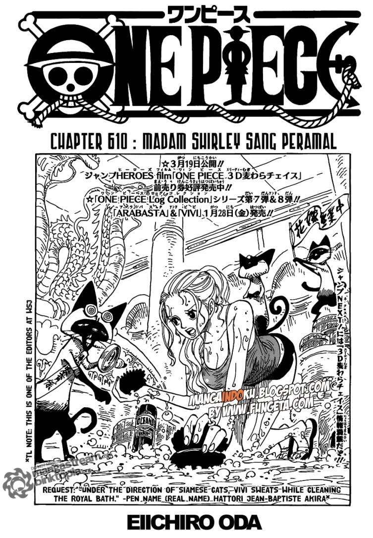 Komik One Piece Chapter 610 gambar 1