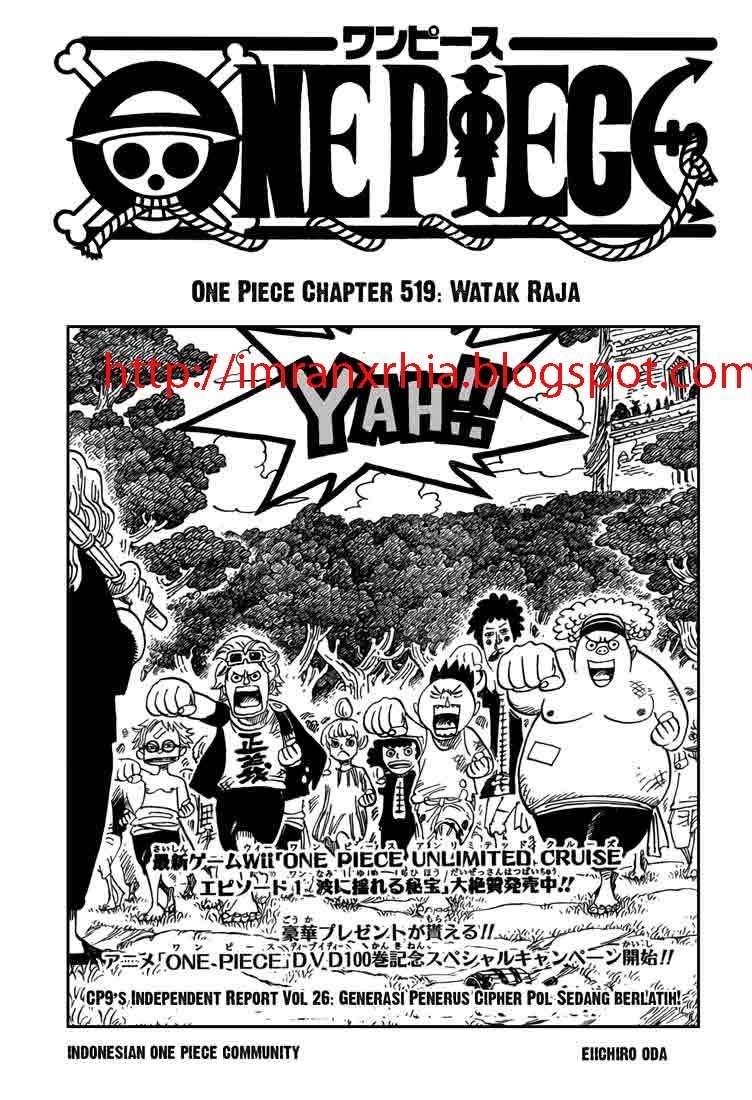 Komik One Piece Chapter 519 gambar 1