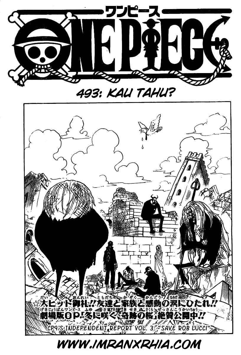 Komik One Piece Chapter 493 gambar 1