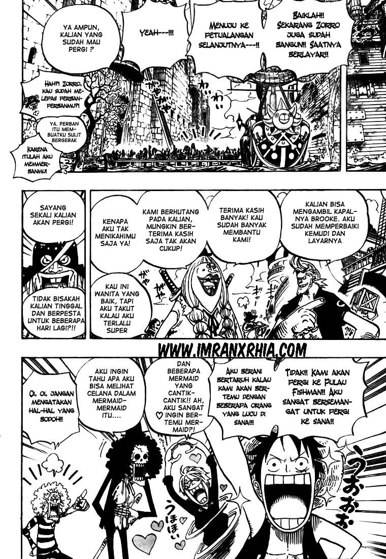 One Piece Chapter 489 Gambar 13