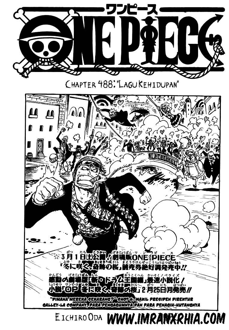 Komik One Piece Chapter 488 gambar 1