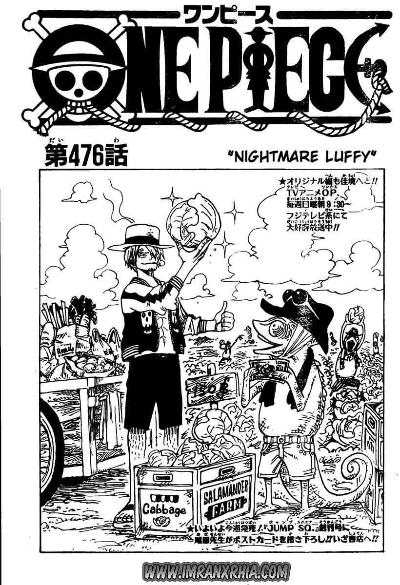 Komik One Piece Chapter 476 gambar 1