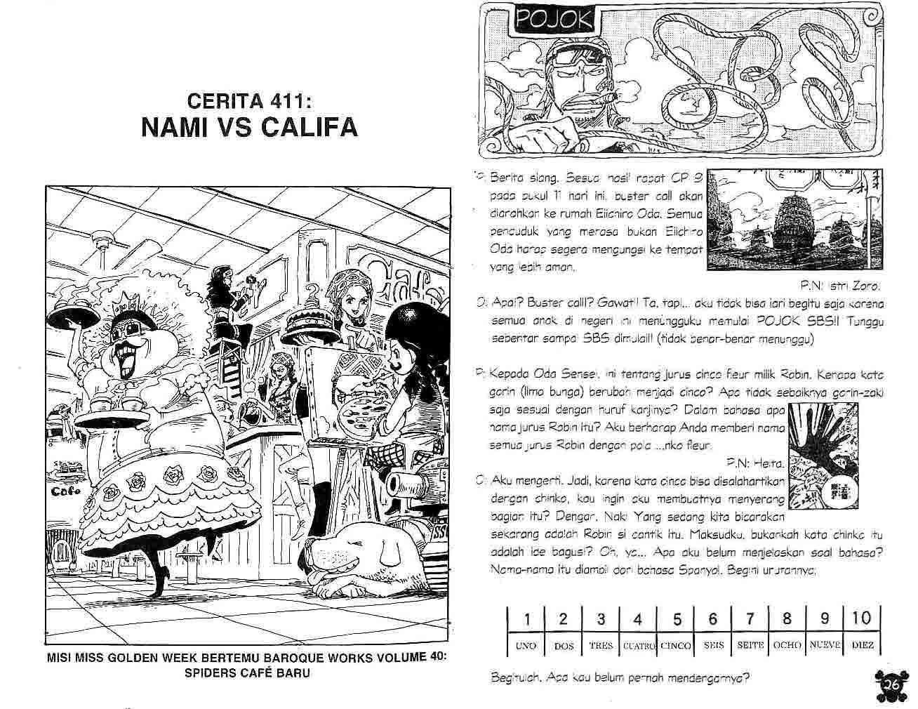 Komik One Piece Chapter 411 gambar 1