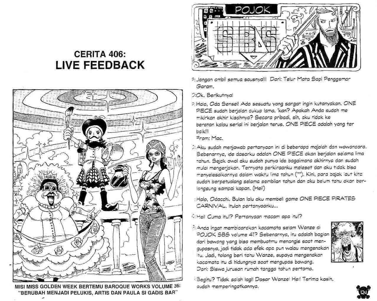 Komik One Piece Chapter 406 gambar 1