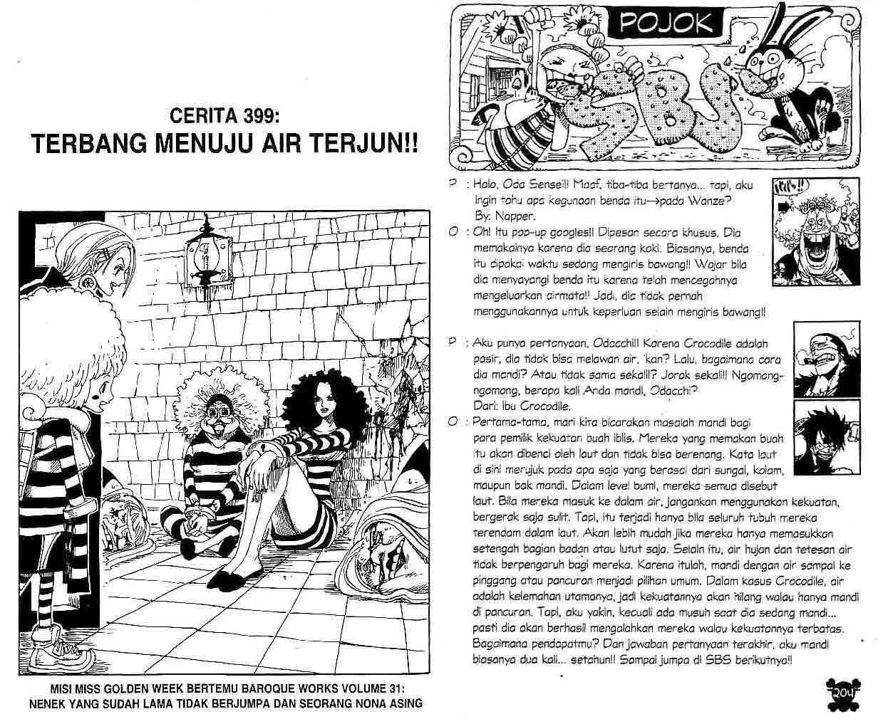 Komik One Piece Chapter 399 gambar 1