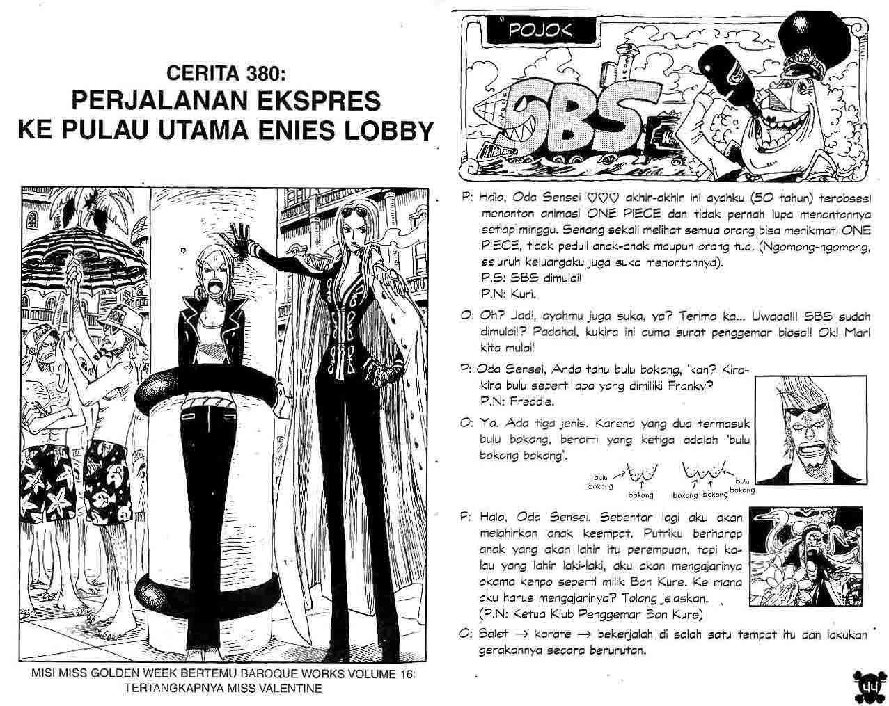 Komik One Piece Chapter 380 gambar 1