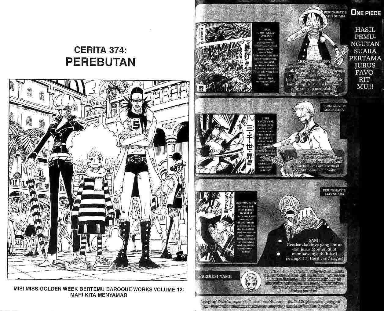 Komik One Piece Chapter 374 gambar 1
