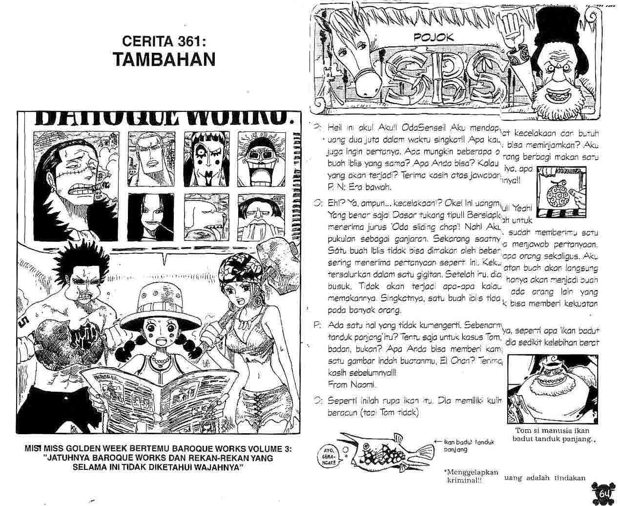 Komik One Piece Chapter 361 gambar 1