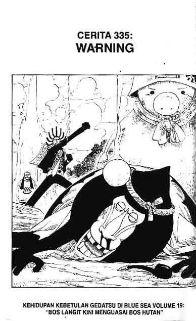 Komik One Piece Chapter 335 gambar 1