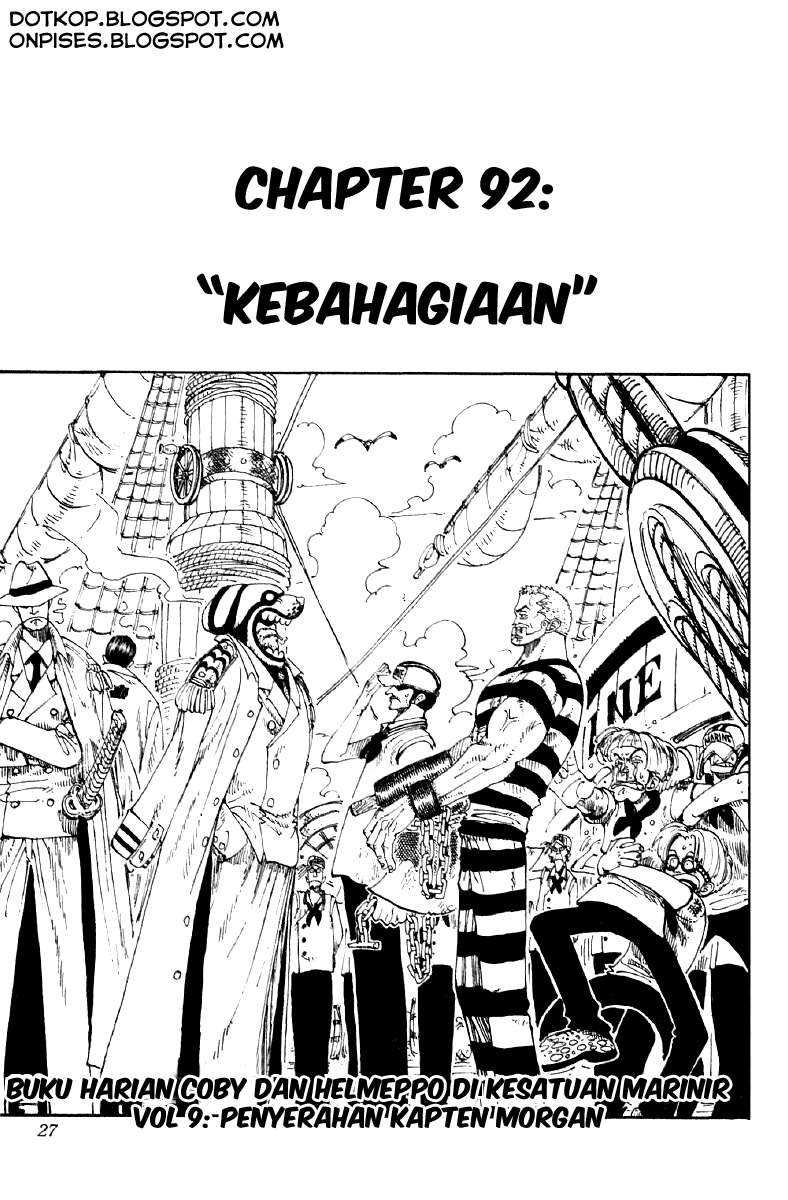 Komik One Piece Chapter 92 gambar 1