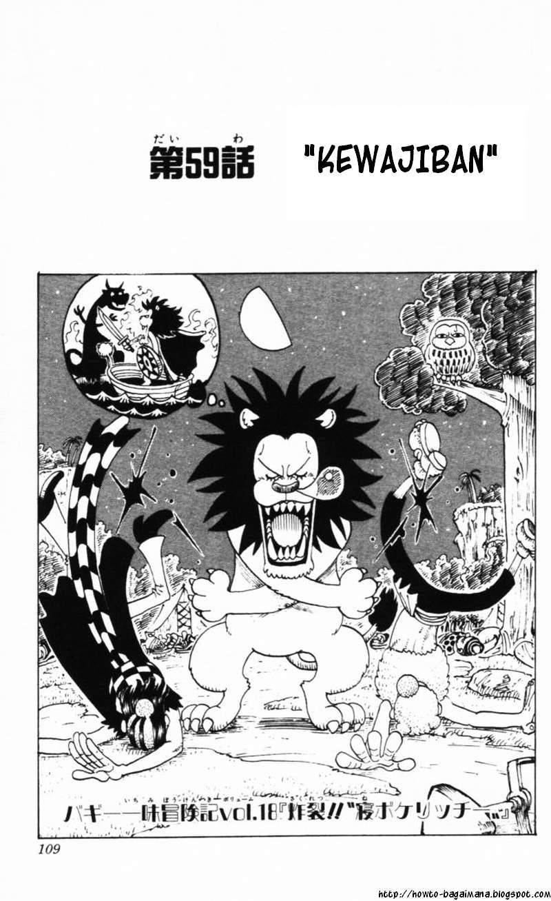 Komik One Piece Chapter 59 gambar 1